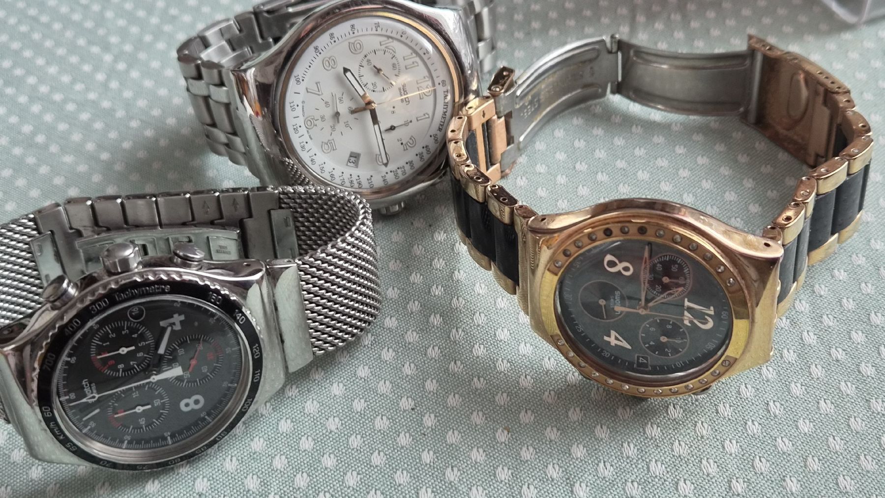 Swatch Montres: 3 Swatch Uhren  Irony Chronograph  – D'occasion à Kölliken par Upcycling-by-Mc-TAM 5