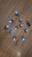 Herz Lichterkette, warmweiss