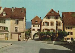 Alte Ansichtskarte Delémont - La Porte au Loup