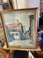 WIDMER Max Aquarell, monogrammiert