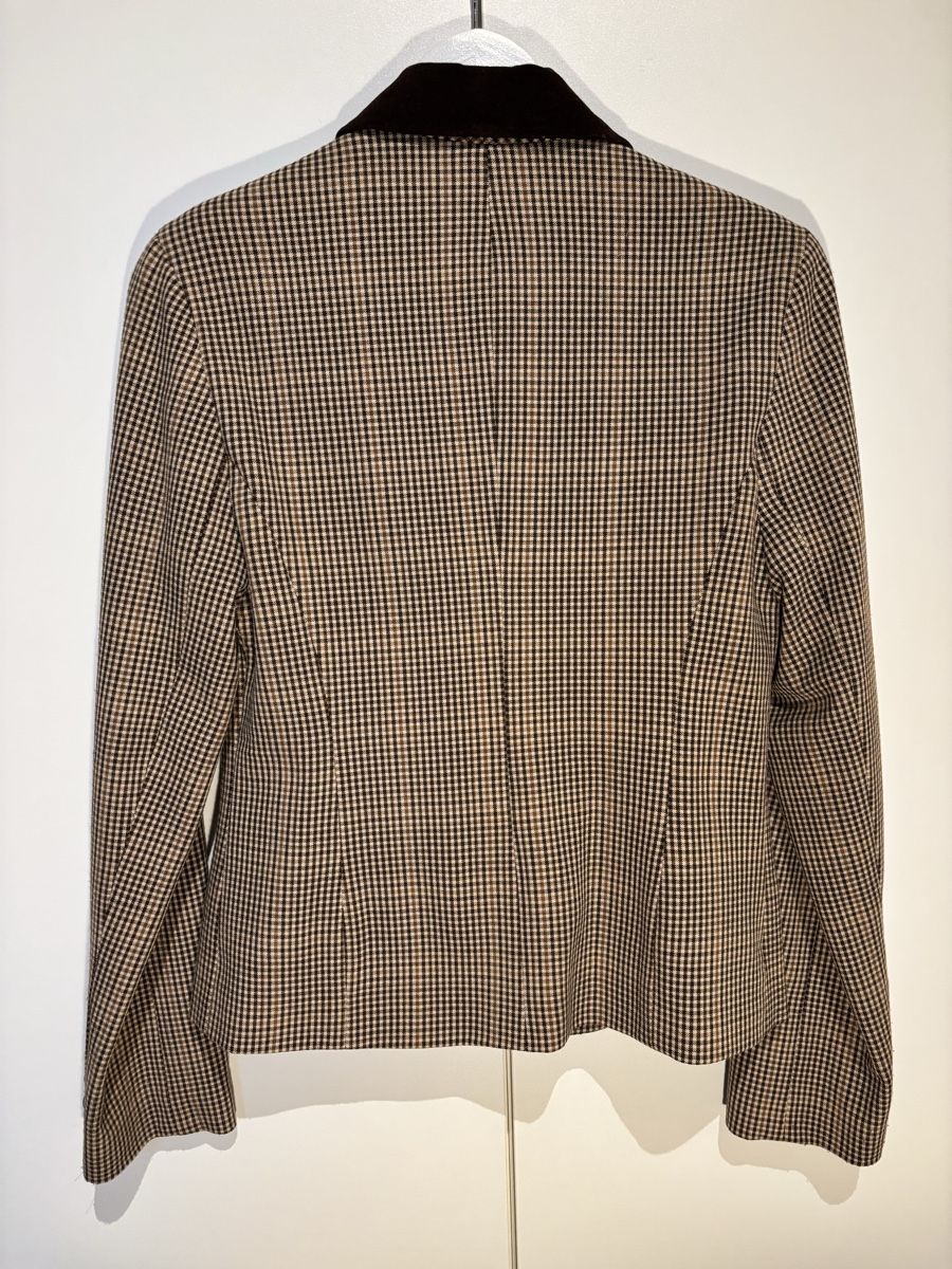 Giacche: Yokoo Vintage Blazer kariert Samtkragen – Usato da Auslikon venduto da raf_hjb5 1