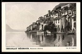 AK Lugano /Lac de Lugano, Panorama