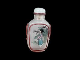 Painted Snuff Bottle / Flacon à priser