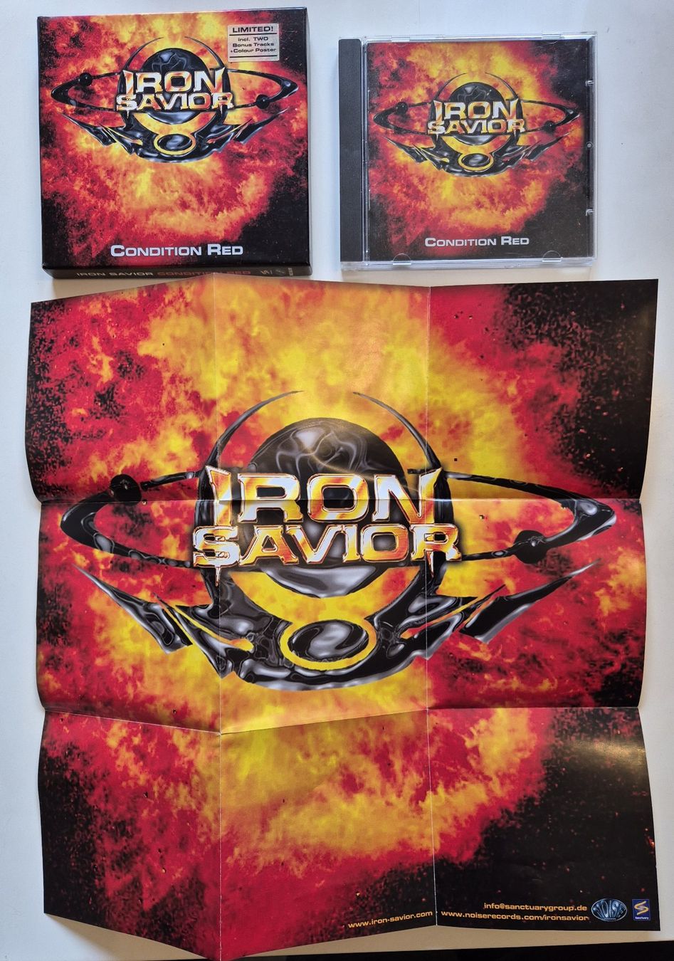 Iron Savior Condition Red CD en édition limitée avec poster (Gebraucht ...
