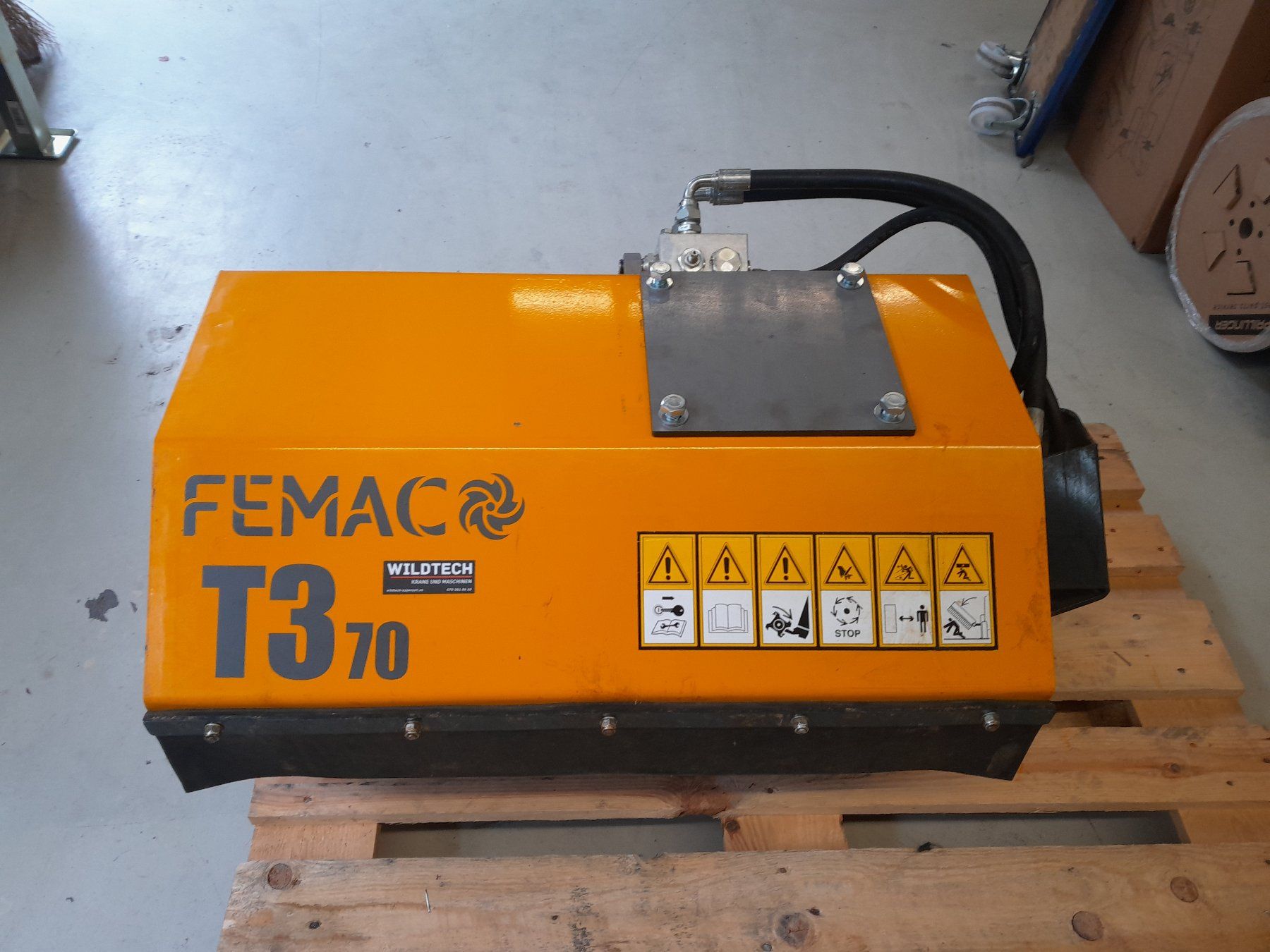 Tutte le macchine: Occ. Baggermulcher Femac T3-70 – Usato da Haslen AI venduto da Wildtech