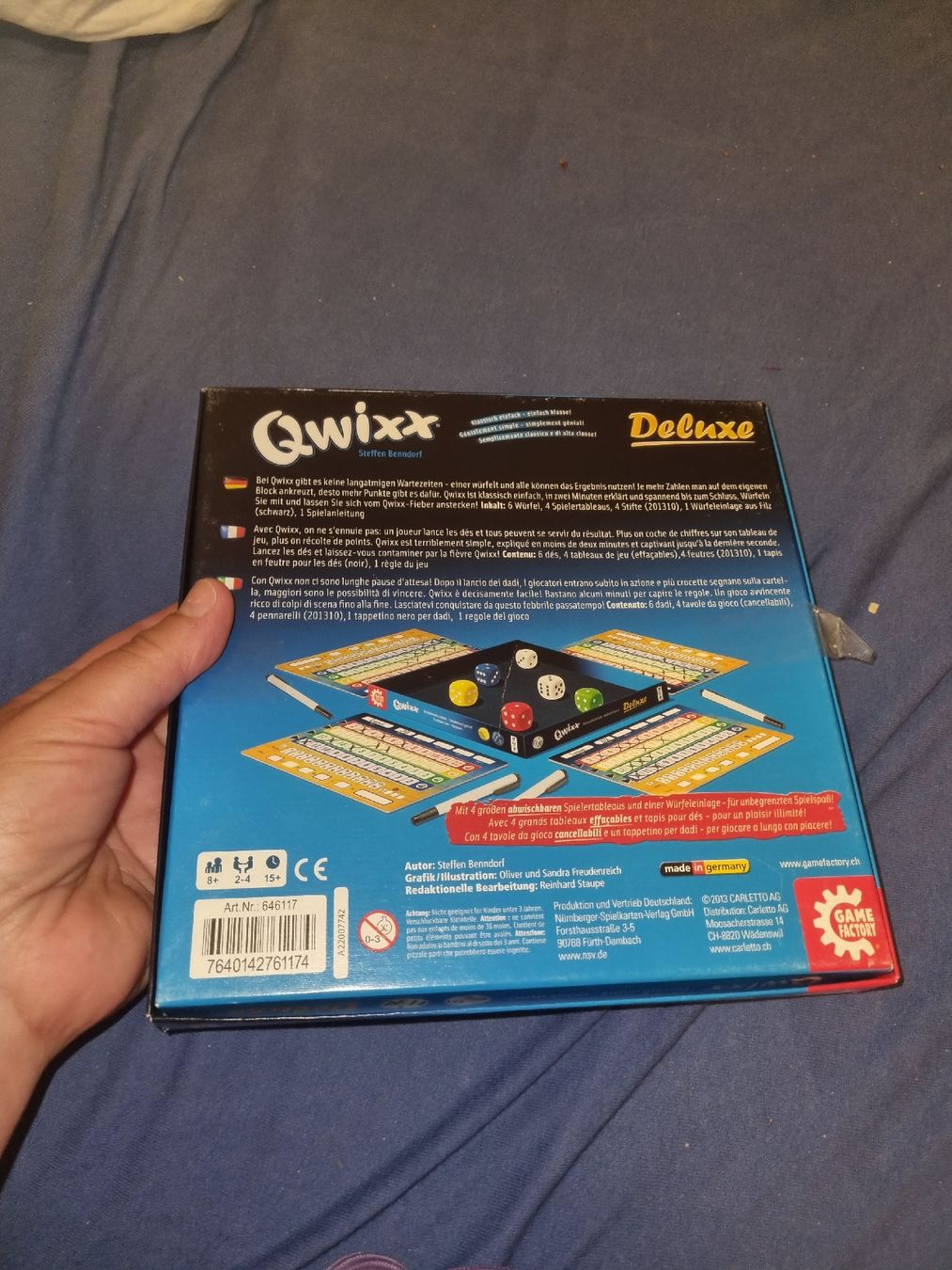 Giochi: Jeu de dés Qwixx Deluxe  – Usato da Fribourg venduto da jarmilka 4