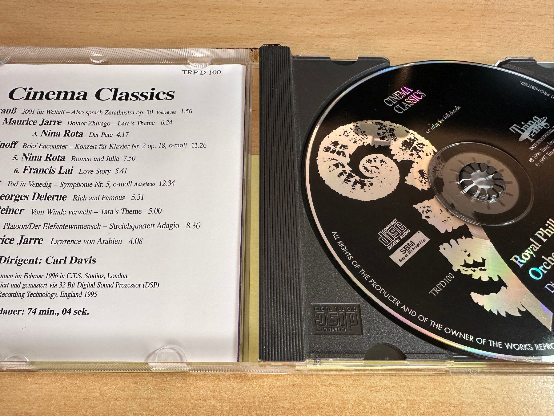 CD: G2 Various – Carl Davis - Cinema Classics – Usato da Rikon im Tösstal venduto da Alpenmutz 2