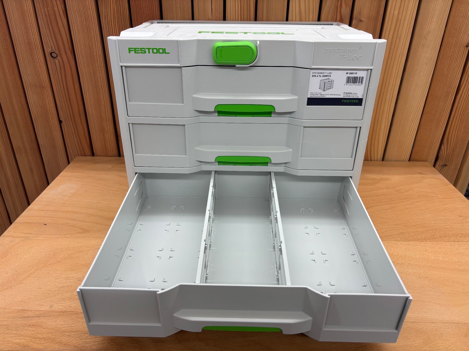 Festool Tutti gli attrezzi: FESTOOL Systainer SYS 4 TL-SORT/3 Schubladen Neuwertig – Nuovo (secondo la descrizione) da Winterthur venduto da ReUse_Baumarkt 3