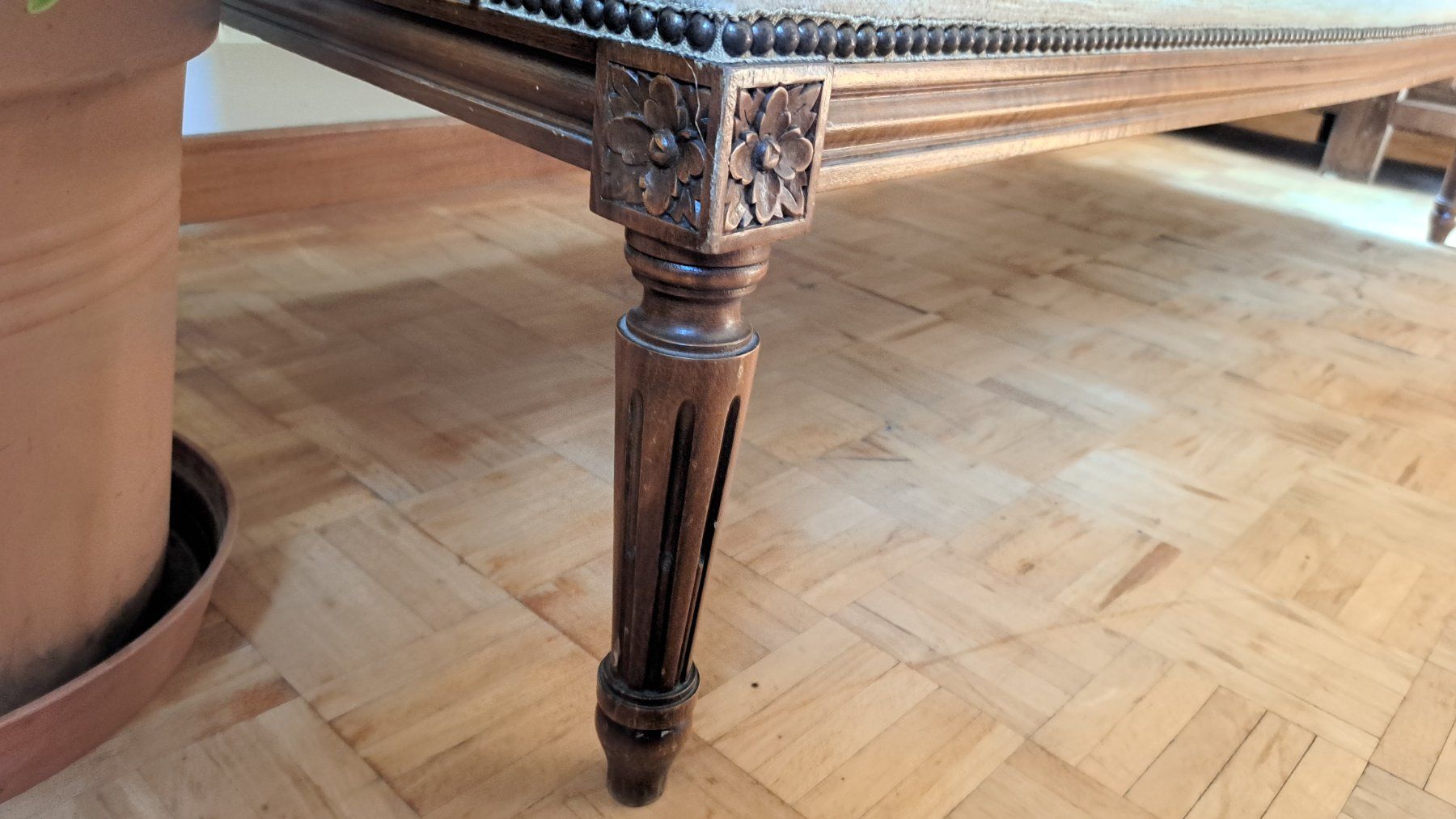 Divani: Sofa und Sessel Garnitur Holz hell bezogen – Usato da Wetzikon ZH venduto da Baron_Munchhausen 2