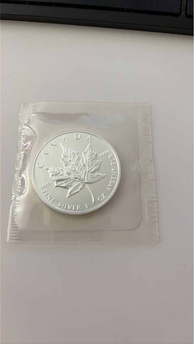 Tutti le monete: Kanada Silber Maple Leaf 1 oz 9999 neu – Usato da Reichenburg venduto da Theworld
