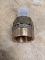 Neuer Meplaübergang 1 1/2", Messing - Top Zustand!