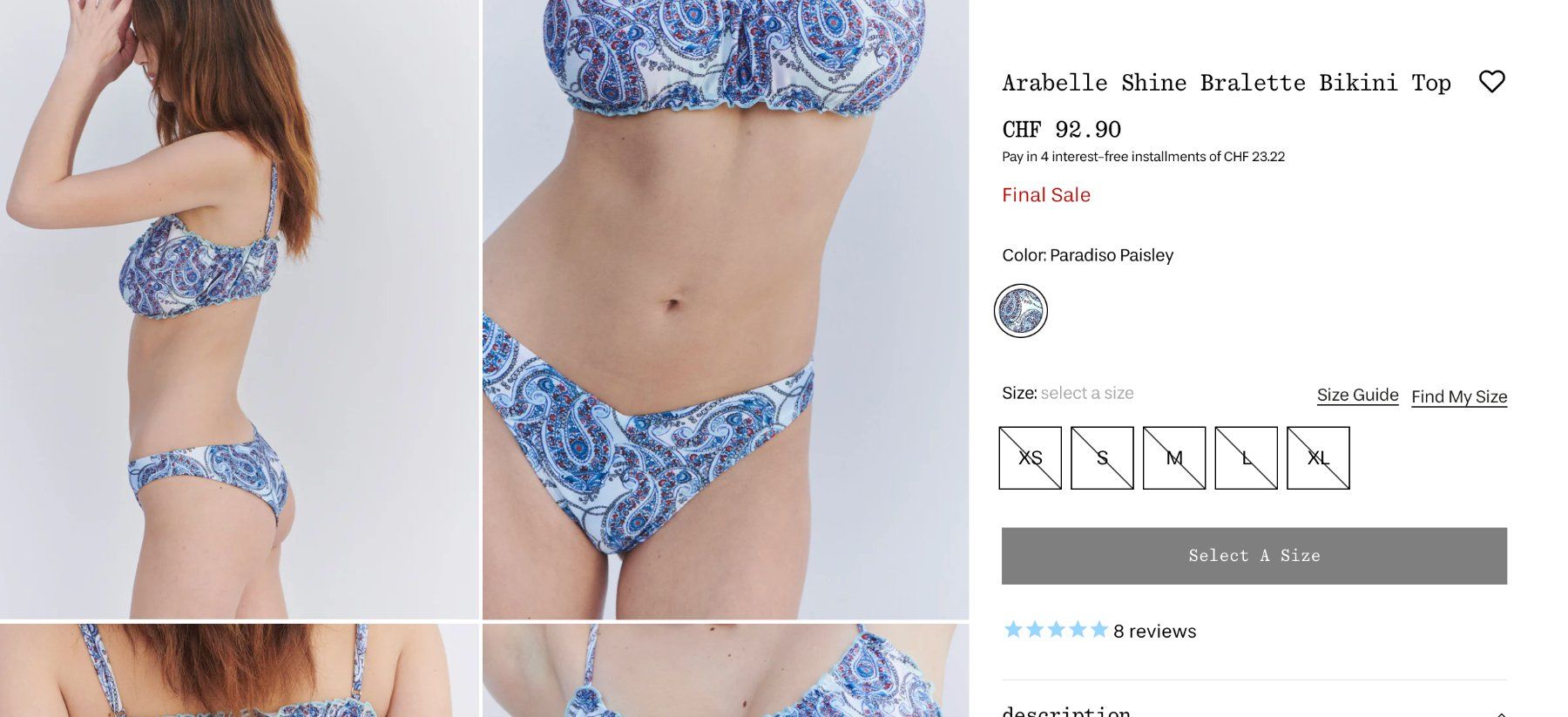 Costumi da bagno & Bikini: last chance till 15 June New Frankies bikinis bikini - S – Nuovo e nell'imballaggio originale da St-Sulpice VD venduto da juhdu 1