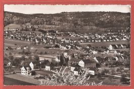 Wettingen - Blick auf Bahnhofquartier mit Rest. Neuhaus 1939