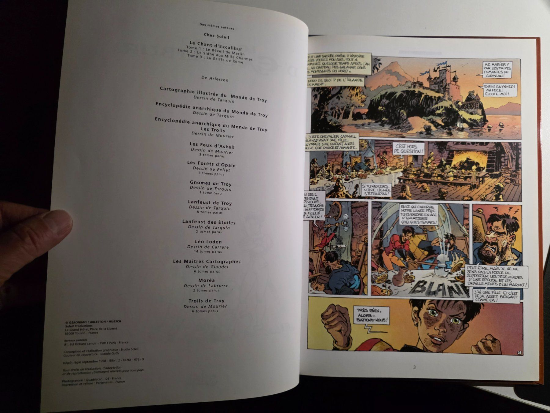 Fumetti: Comic Le Chant d'Excalibur - Tome 1 - 1998 – Usato da Walterswil BE venduto da Lonitti 7