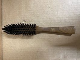 Vintage kleine Holzbürste handbemalt