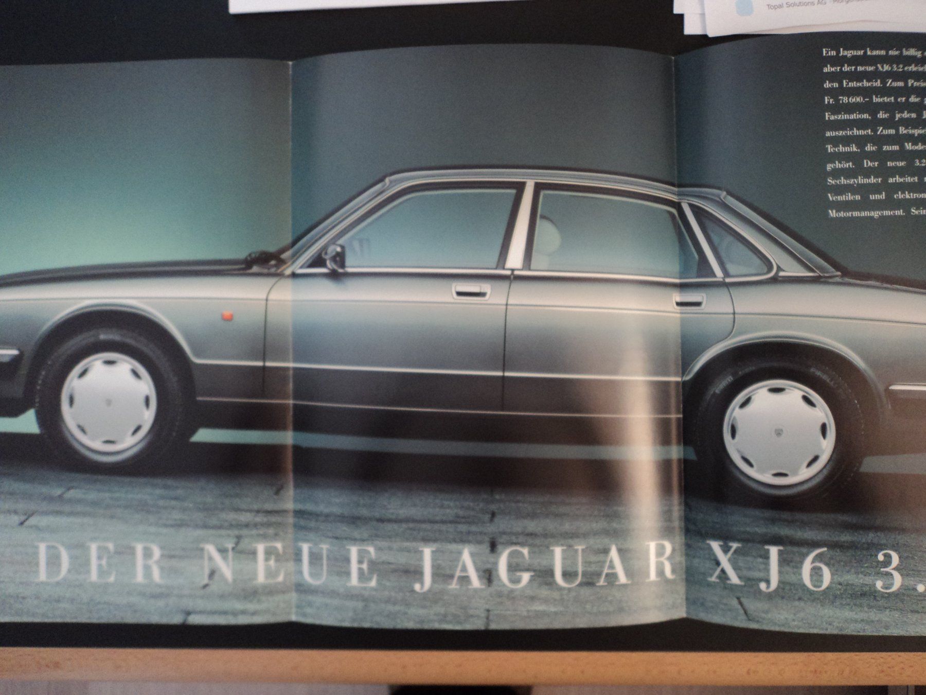 Jaguar Documenti: Prospekt Jaguar XJ6 3.2 – Usato da Schwarzenburg venduto da modelCARama 3