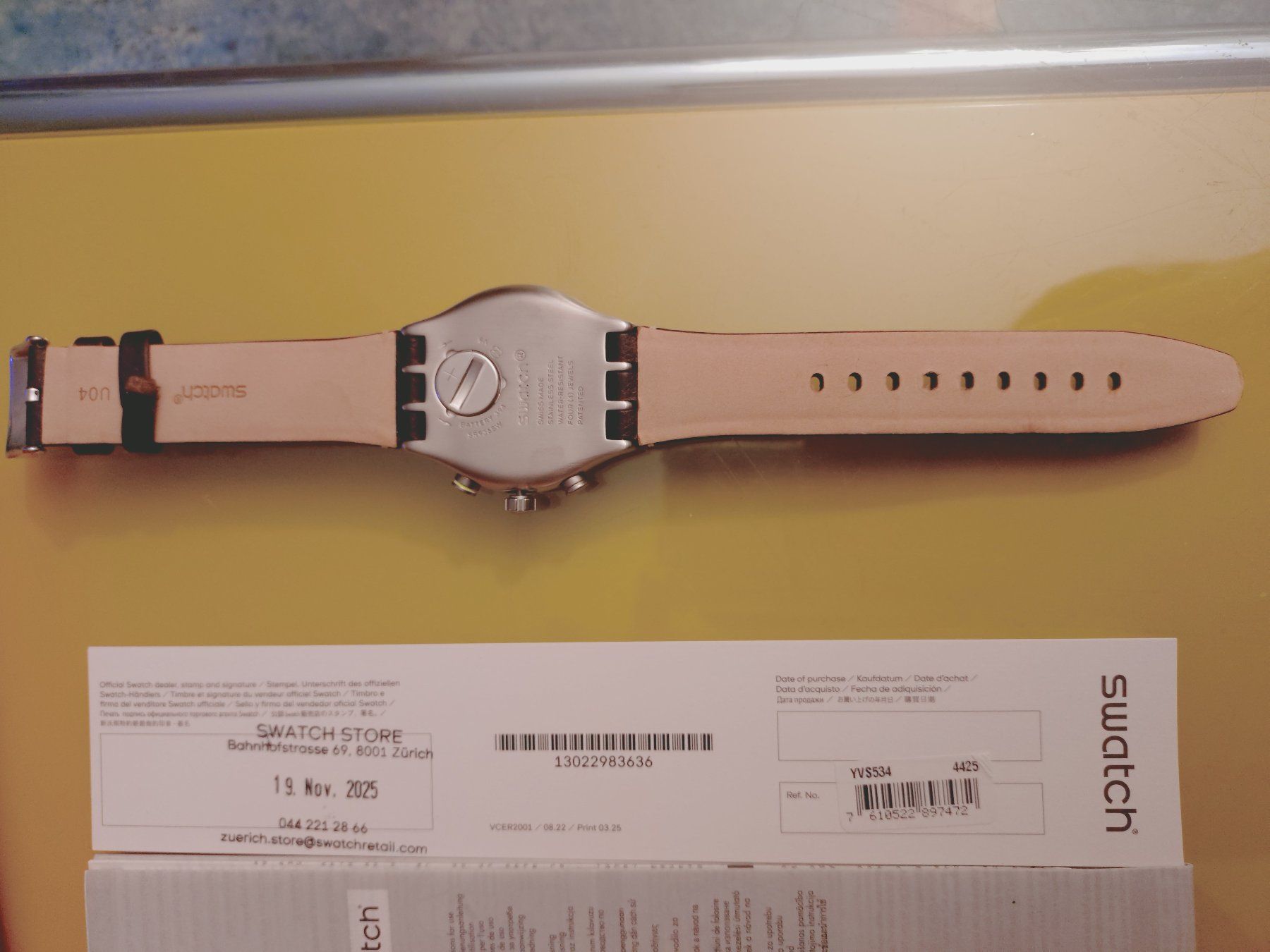 Swatch Uhren: Swatch SIDEREAL GLOW YVS534 mit 2 Bändern – Neu (gemäss Beschreibung) aus Langnau am Albis von Slurpi71 3