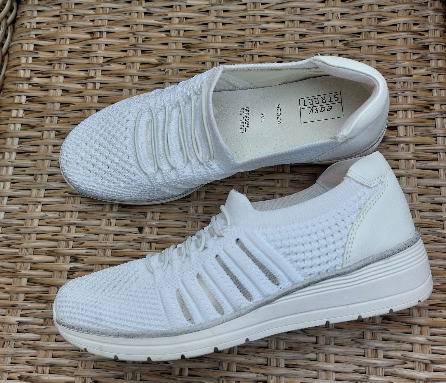 Scarpe da donna: White Sneaker von Easy Street Gr.4,5 -37 – Usato da Balsthal venduto da Trendline55 2