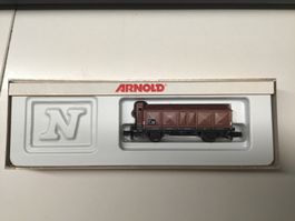 Arnold N Güterwagen Braun, Artikel 4243, Neuwertig!