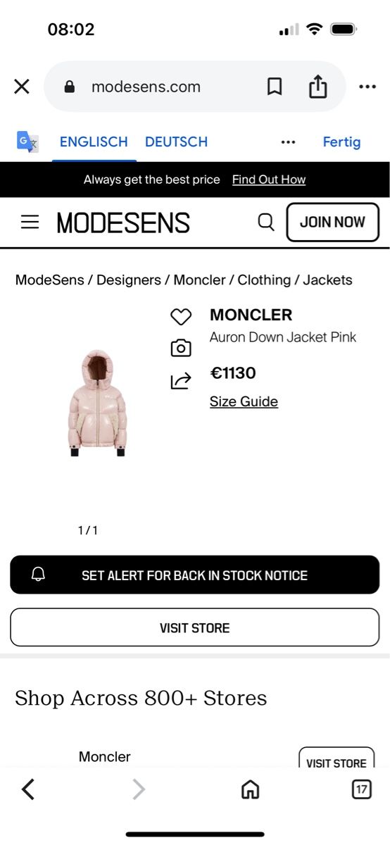 Moncler Vestes & Manteaux: Moncler – D'occasion à Reinach AG par MineD 1