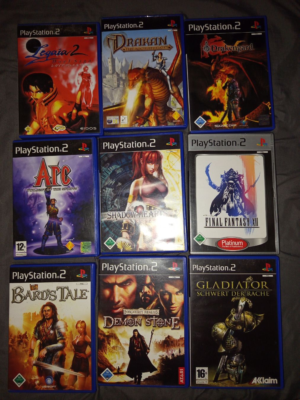 Spiele: 9 Rollenspiele für PS2 – Gebraucht aus Brunnen von Meppl87