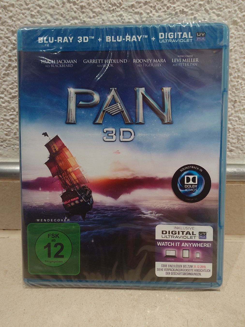 Tutti i DVDs: PAN - 3D Blu-ray + Blu-ray  – Nuovo e nell'imballaggio originale da Eich venduto da uhi-21
