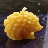 🦔Handgemachte Bienenwachskerze, "Igel", ca. 4cm gross