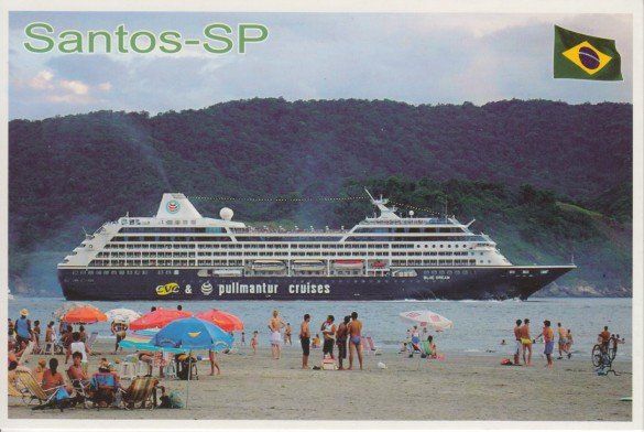 Cartoline postali: Blue Dream, Pullmantur Cruises – Usato da Zuerich venduto da OceanLinerPostcards