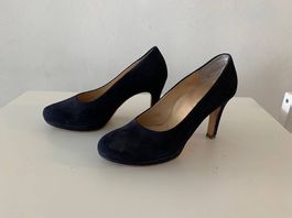 Paul Green Pumps Schuhe High Heels dunkelblau, Gr. 36