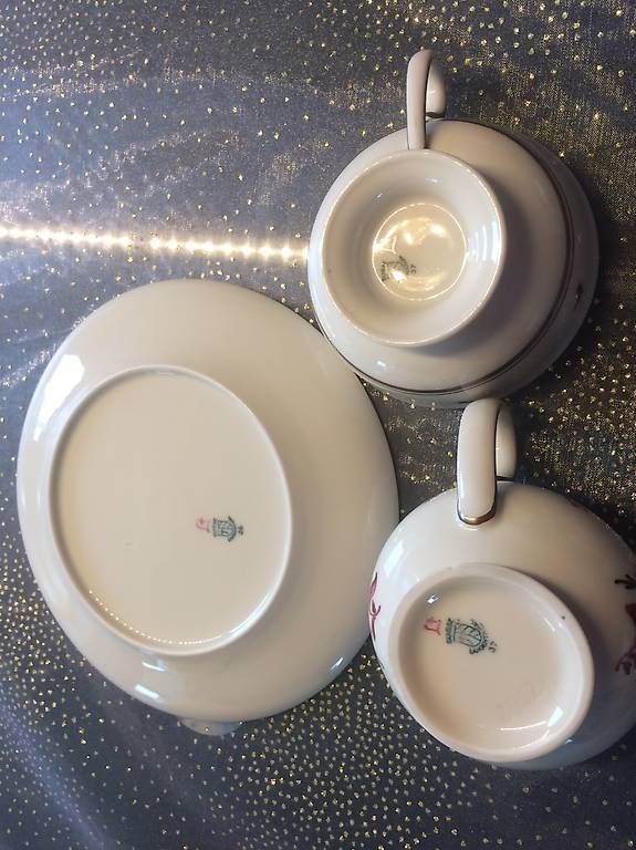 Set di piatti: Langenthal Teeservice handbemalt – Usato da Flawil venduto da Nanabanana44 1