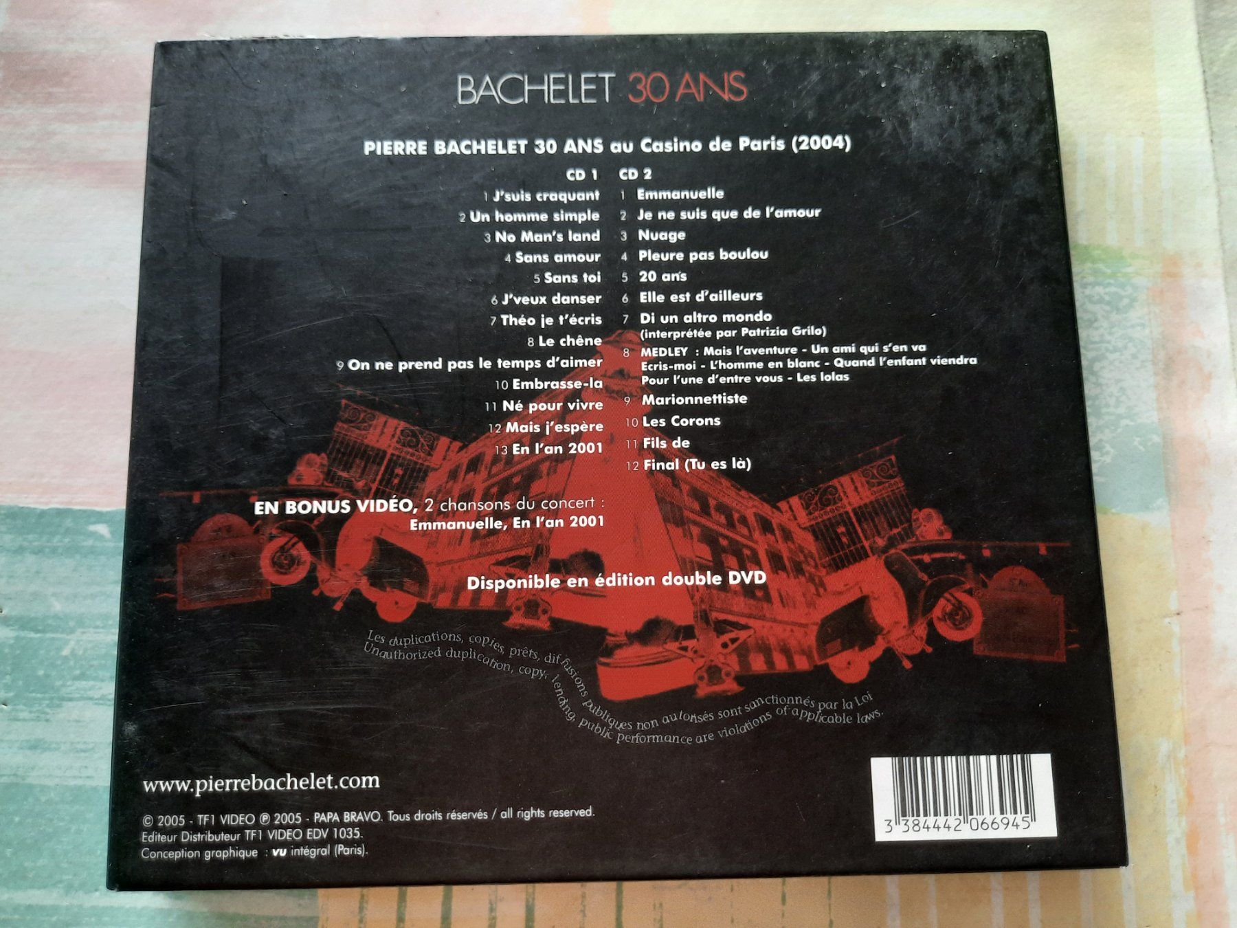 CD: Cd Bachelet - 30 ans  – Usato da Pully venduto da bro_n52j 1