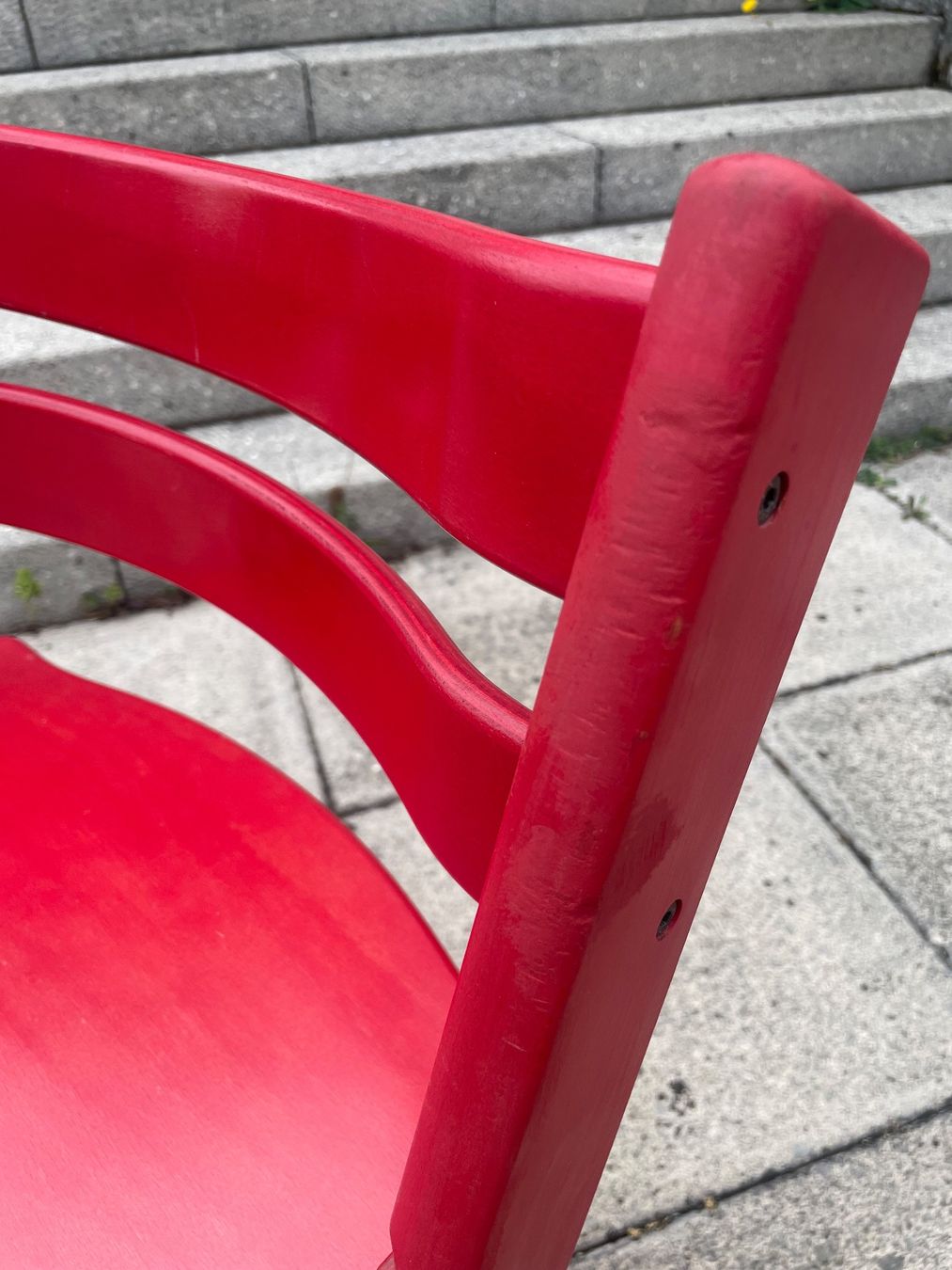 Stokke Seggioloni: Stokke Tripp Trapp Hochstuhl Rot – Usato da Zürich venduto da MarPar 2