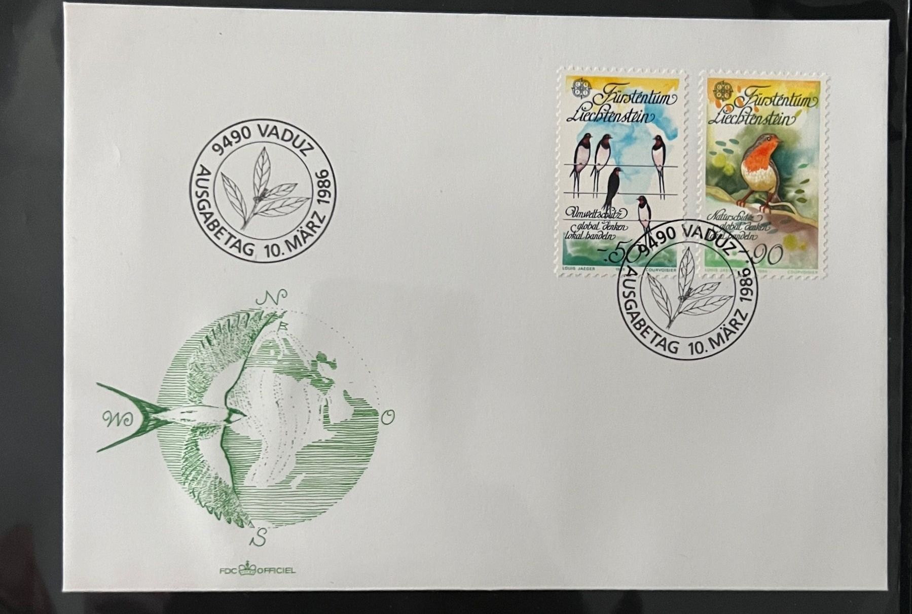 Alle Briefmarken: Erstagsbrief 1986 – Gebraucht aus Rotkreuz von Parcore