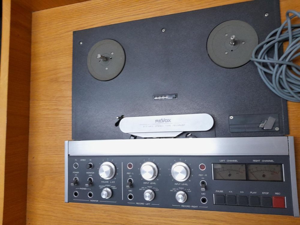 Revox B 77 MK II Haute Vitesse – Le Magnétophone Suisse Légendaire Pour Audiophiles !