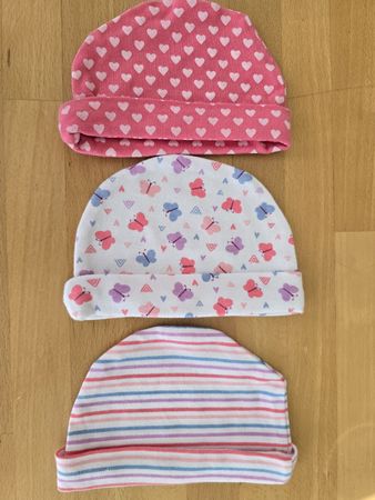 3 Baby Mützen 