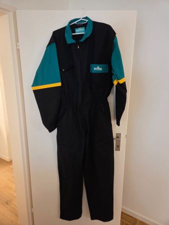 Motorex Arbeitsoverall Grösse 56 – Schwarz/Grün – Neu