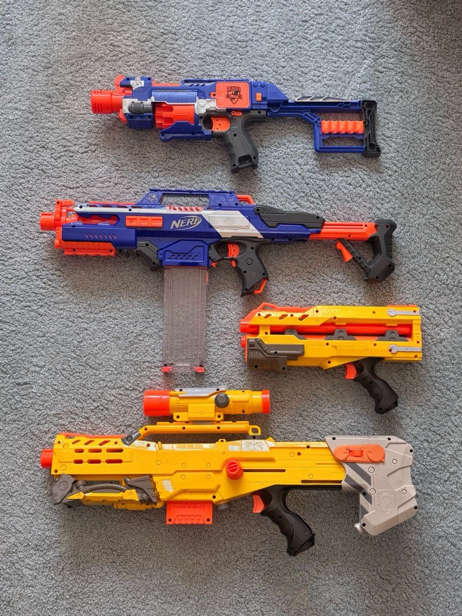 Nerf Spielzeuge: 3 Nerf Blaster – Gebraucht aus Grüt (Gossau ZH) von nik_g2tk