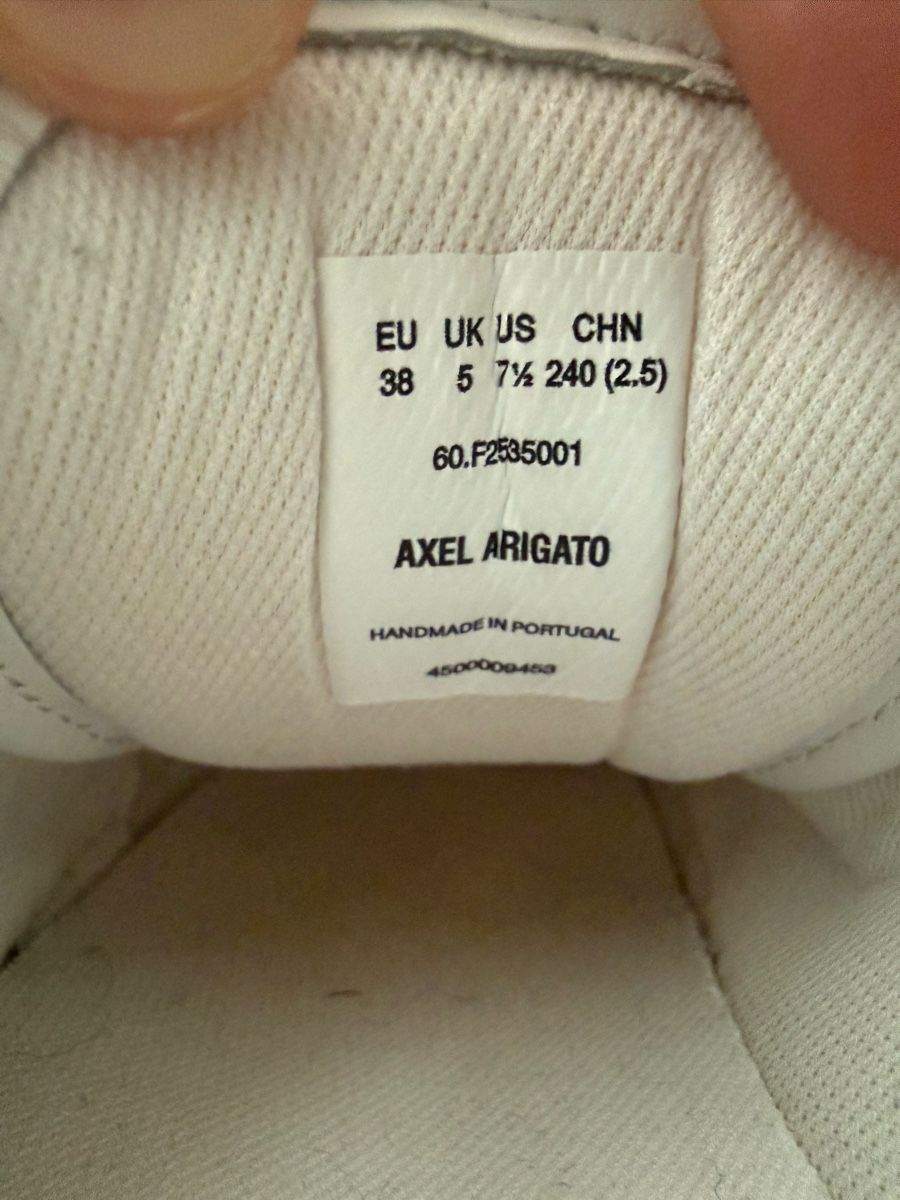 Axel Arigato Scarpe da uomo: White Axel Arigato Sneakers Size 38 EU – Nuovo (secondo la descrizione) da Bachenbülach venduto da Dr.Peters 7