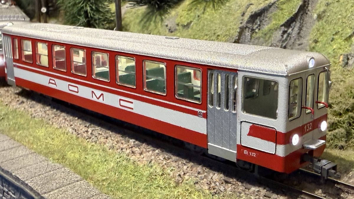 Modellini di ferrovie: Rame AOMC Be 4/4 102+Bt 132 Digitsl DCC – Usato da Etagnières venduto da 1217juju 8