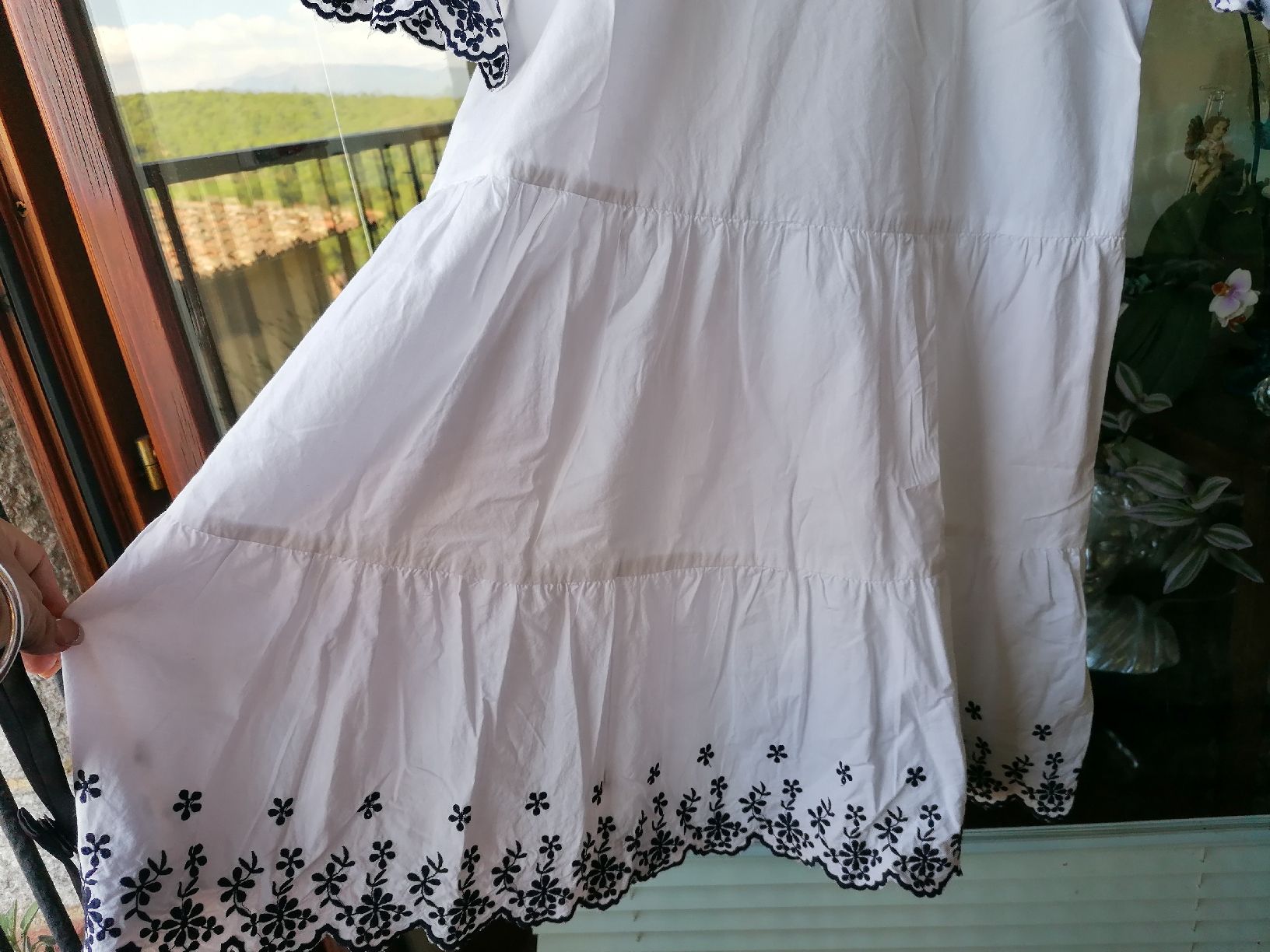 Pieces Vestiti: Kleid weiß gr M – Usato da Bedigliora venduto da Dolcezza0 5