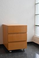 Victoria Rollcontainer Holz 3 Schübe