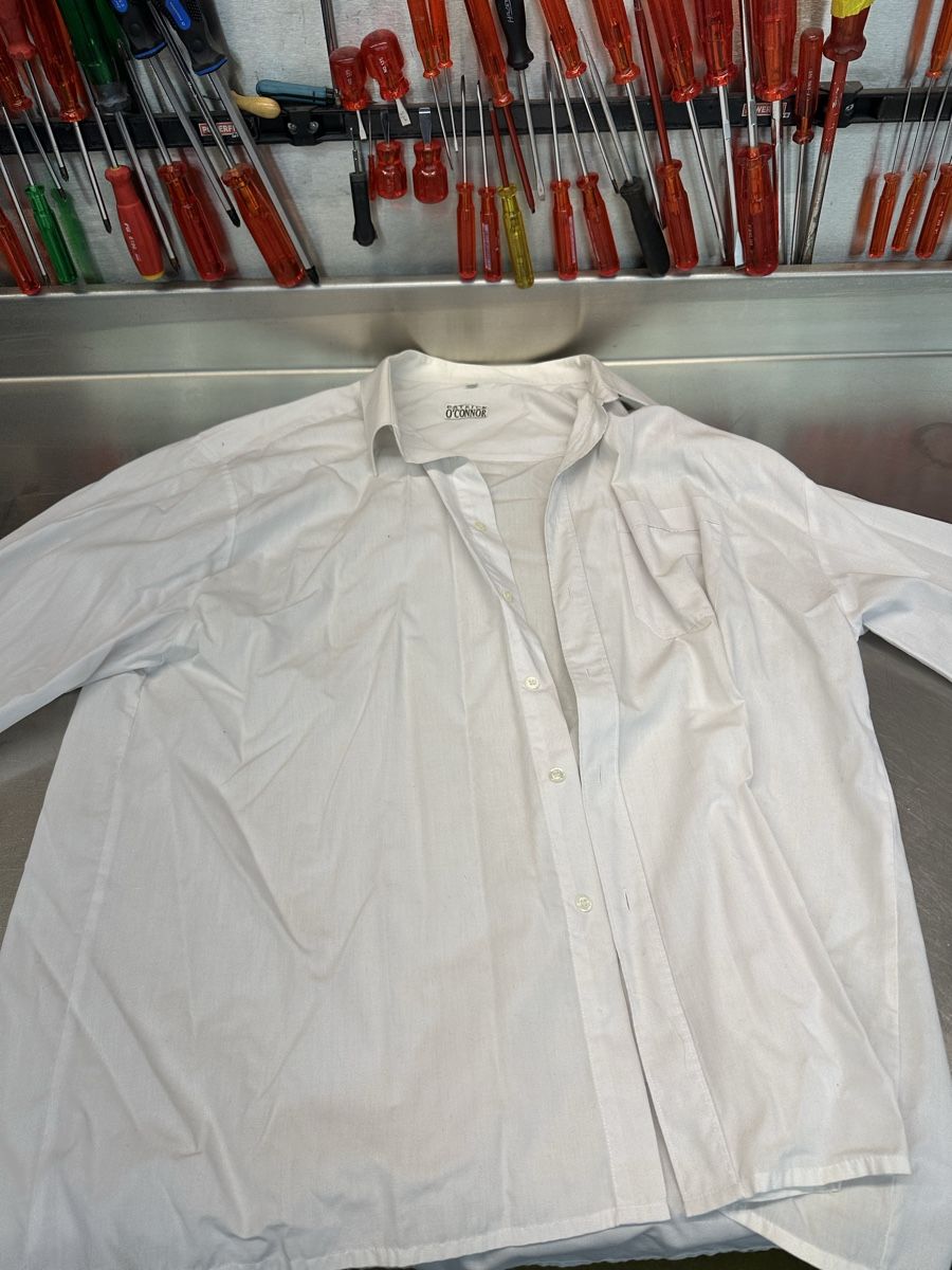 Camicie: Herren Hemd Patrick O'Connor weiss – Usato da Schwende venduto da weesli 1