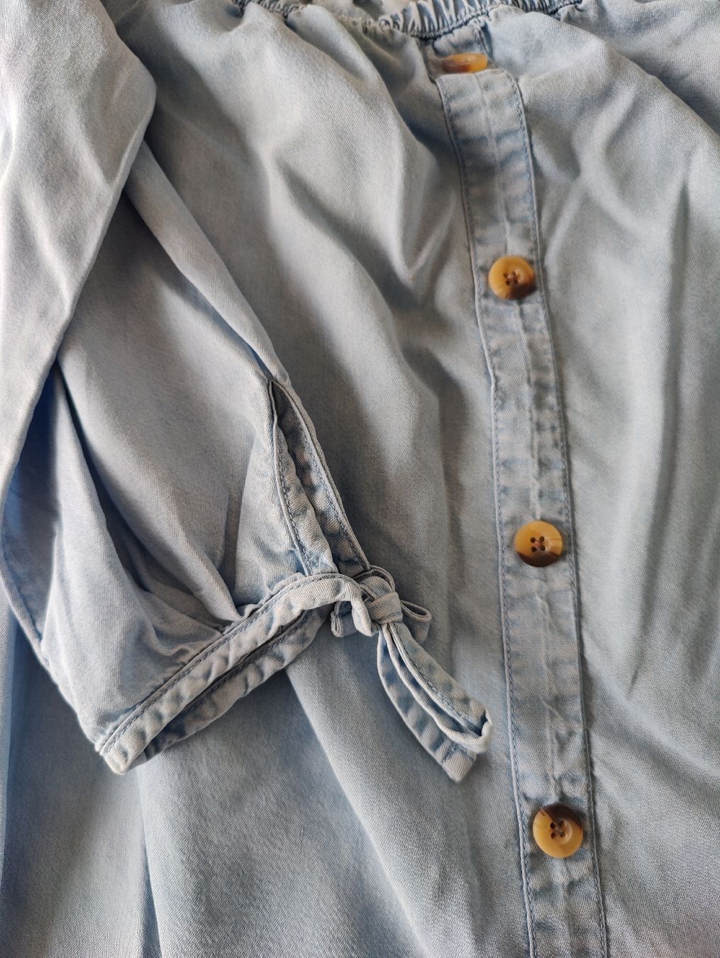 Camicette: Schulterfreie Jeansbluse von Reserved – Usato da Stettfurt venduto da gutzli_al 3