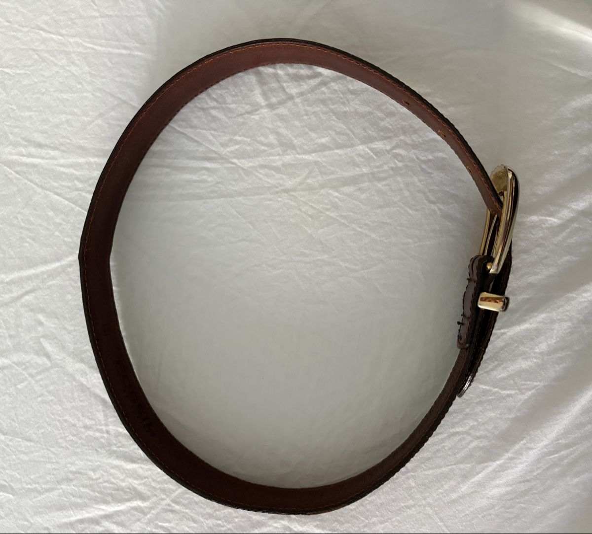 Fossil Cinture: Fossil Brown Leather Belt – Usato da Nyon venduto da My_wardrobe 2