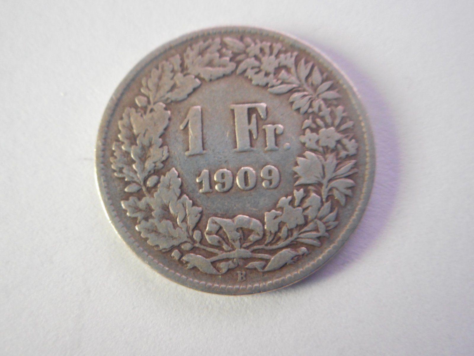 Alle Münzen: 1 Fr. 1909 silber – Gebraucht aus Kriegstetten von pizlad2010