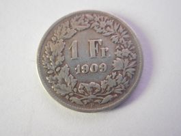 1 Fr. 1909 silber
