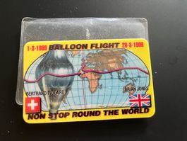 ALTE TELEFONKARTE WELTUMRUNDUNG BERTRAND PICCARD SEHR SELTEN