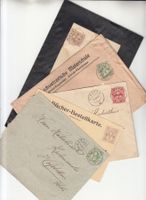 Bedarfspost Ziffermuster 1906 5 Stück