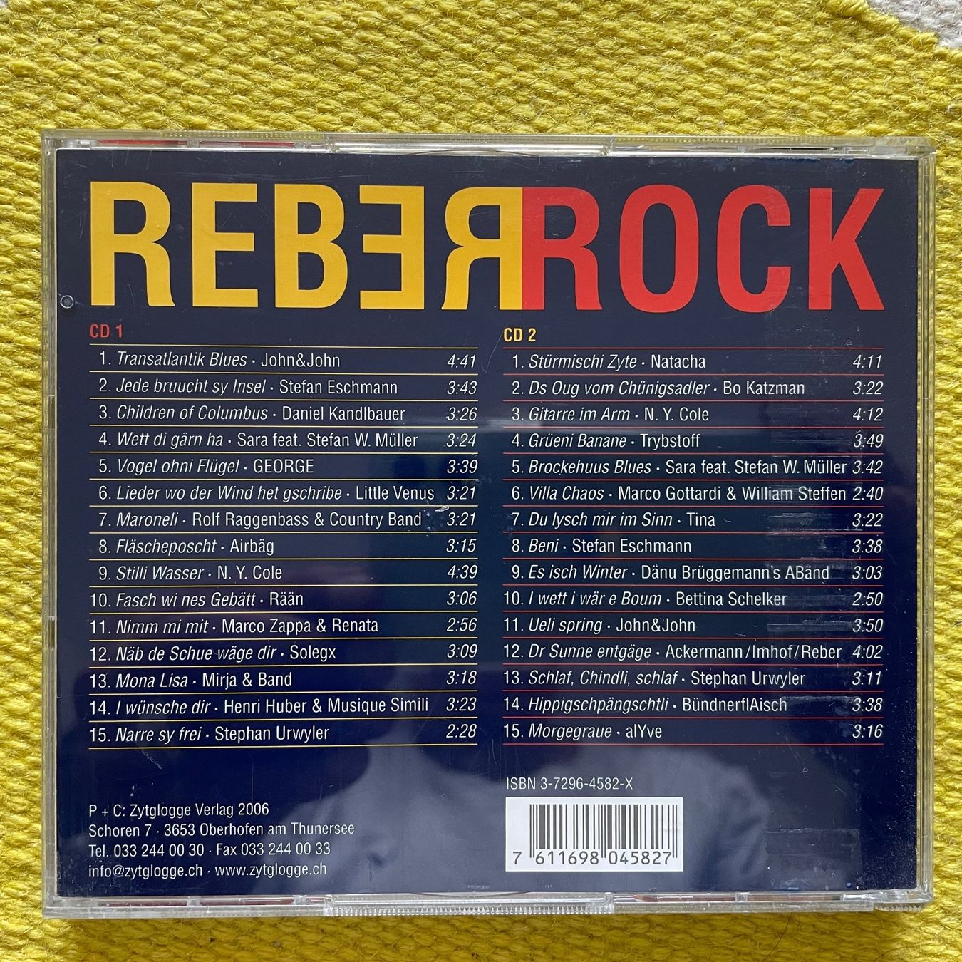 CD: PETER REBER-2CD REBER ROCK – Usato da Rorschacherberg venduto da CD-Roli 1