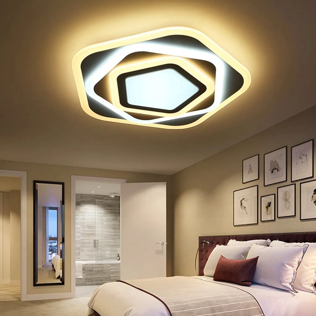 Kronleuchter & Deckenlampen: Deckenleuchte 68W 50cm mit Fernbedienung – Neu und originalverpackt aus Winterthur von aredo 1